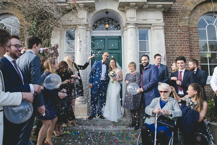 Wedding Photographer for Merton Register Office at Morden Park House